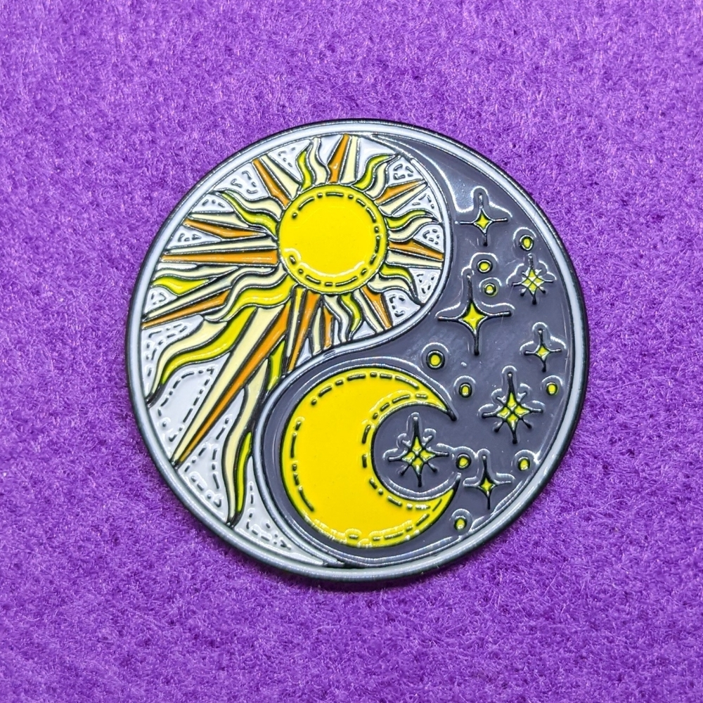 Sun and Moon Pin ☀️🌘